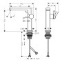 hansgrohe Tecturis E Einhebel-Waschtischarmatur 150 Fine CoolStart mit Push-Open Ablaufgarnitur