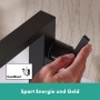 hansgrohe Tecturis E Einhebel-Waschtischarmatur 210 Fine CoolStart mit Schwenkauslauf und Push-Open Ablaufgarnitur
