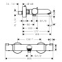 hansgrohe Ecostat Comfort Wannenthermostat Aufputz