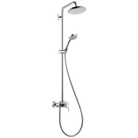 GROHE Euphoria Handbrause Champagne hansgrohe Croma 220 Showerpipe Einhebelmischer, Brausearm 40 cm