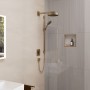 hansgrohe Rainfinity Duschset 130 3 Strahlarten mit Duschstange 90 cm, EcoSmart