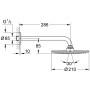 GROHE Rainshower Cosmopolitan 210 Kopfbrauseset