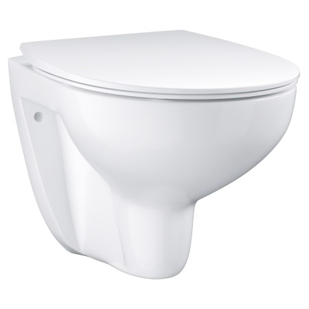GROHE Bau Keramik Wand-Tiefspül-WC Slim Set spülrandlos