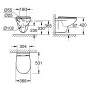 GROHE Bau Keramik Wand-Tiefspül-WC Slim Set spülrandlos