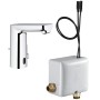 GROHE Eurosmart CE Waschtischbatterie mit Mischung und Powerbox Infrarot Elektronik