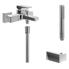 Villeroy & Boch Taro Duschgarnitur mit Brausehalter, Stabhandbrause und Wannenarmatur Villeroy & Boch Taro Duschgarnitur mit Brausehalter, Stabhandbrause und Wannenarmatur