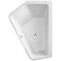 Duravit Paiova 5-Eck Badewanne links, mit Verkleidung 190 x 140 cm
