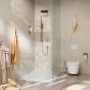 hansgrohe Unica S Puro Brausenstange 90 cm mit Easy Slide Duschkopfhalter und Duschschlauch 160 cm