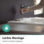 hansgrohe Vernis Blend Einhebel-Waschtischarmatur 100 CoolStart, mit Push-Open Ablaufgarnitur