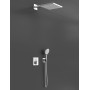 hansgrohe Raindance E Brausesystem 300, 1 Strahlart mit ShowerSelect Square
