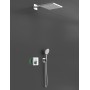 hansgrohe Raindance E Brausesystem 300, 1 Strahlart mit ShowerSelect Square
