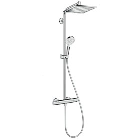 hansgrohe Crometta E 240 1jet Showerpipe EcoSmart hansgrohe Crometta E 240 1jet Showerpipe EcoSmart