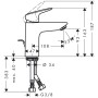 hansgrohe Logis Einhebel-Waschtischmischer 100