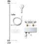 GROHE Grohtherm SmartControl Thermostat-Brausebatterie mit Brausegarnitur, 90 cm