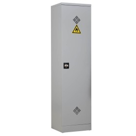 Wolfstahl Chemikalienschrank Gefahrstoffschrank Stahl lichtgrau 50 x 42 x 195 cm Wolfstahl Chemikalienschrank Gefahrstoffschrank Stahl lichtgrau 50 x 42 x 195 cm