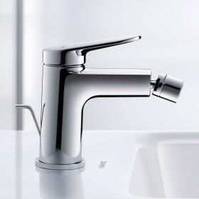 Duravit Wave Einhebel-Bidetarmatur mit Zugstangen-Ablaufgarnitur Duravit Wave Einhebel-Bidetarmatur mit Zugstangen-Ablaufgarnitur