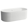 LAUFEN Sonar freistehende Badewanne  160 x 81,5 cm, mit Oberflächentextur