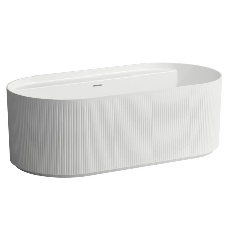 LAUFEN Sonar freistehende Badewanne  160 x 81,5 cm, mit Oberflächentextur