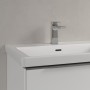 Villeroy & Boch Subway 3.0 Schrank-Doppelwaschtisch 130 cm, mit 2 Hahnlöchern, mit Überlauf