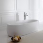 LAUFEN Il Bagno Alessi freistehende Badewanne 183 x 87 cm, ohne Beleuchtung