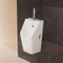 hansgrohe EluPura Original Q Urinal 600/300 mit Zulauf von oben und Ablauf nach unten/hinten spülrandlos, HygieneEffect