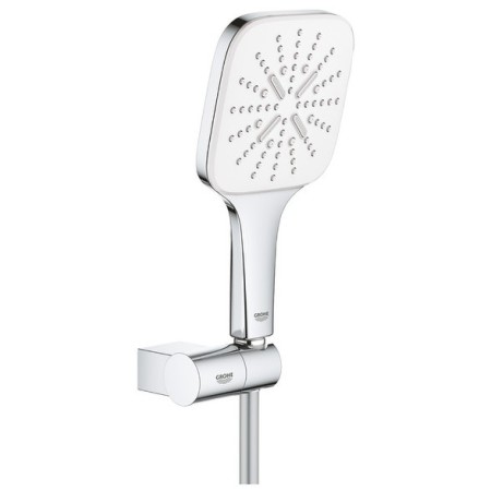 GROHE Rainshower SmartActive 130 Cube Wandhalterset, 3 Strahlarten