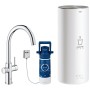 GROHE Red Duo Armatur und Boiler Größe L, Armatur mit C-Auslauf