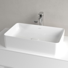 Villeroy & Boch Collaro Aufsatzwaschtisch 56 cm eckig ohne Überlauf, ohne Hahnloch Villeroy & Boch Collaro Aufsatzwaschtisch 56 cm eckig ohne Überlauf, ohne Hahnloch
