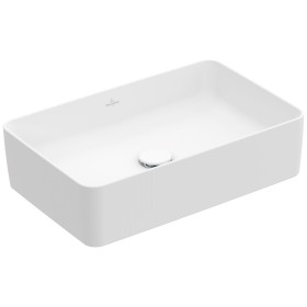 Villeroy & Boch Collaro Aufsatzwaschtisch 56 cm eckig ohne Überlauf, ohne Hahnloch Villeroy & Boch Collaro Aufsatzwaschtisch 56 cm eckig ohne Überlauf, ohne Hahnloch