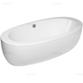 LAUFEN Alessi Badewanne freistehend 204 x 102 cm