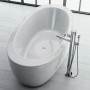 LAUFEN Alessi Badewanne freistehend 204 x 102 cm