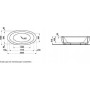 LAUFEN Alessi Badewanne freistehend 204 x 102 cm