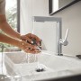 hansgrohe Finoris Einhebel-Waschtischarmatur 230 mit Ausziehbrause, 2 Strahlarten
