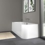 Duravit Happy D.2 Badewanne Rechteck 180 x 80 cm, mit angeformter Acrylverkleidung