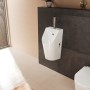 hansgrohe EluPura Original S Urinal mit Zulauf von oben und Ablauf nach unten/hinten spülrandlos, SmartClean