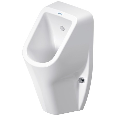 Duravit No. 1 Urinal, Rimless, ohne Fliege, Zulauf von hinten