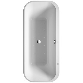 Duravit Happy D.2 Plus Whirlwanne 180 x 80 cm, freistehend, mit Air System