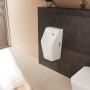 hansgrohe EluPura Original Q Urinal mit Zulauf von hinten und Ablauf nach unten/hinten spülrandlos, SmartClean