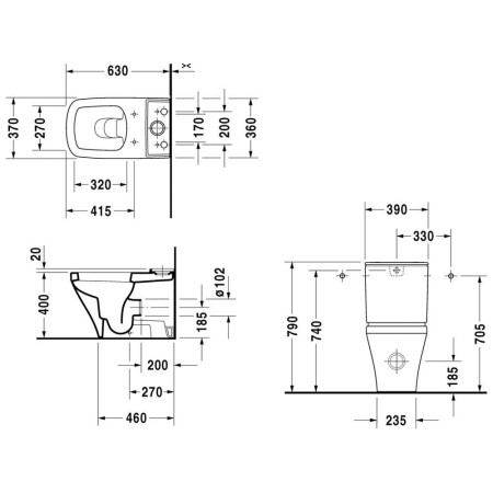 Duravit DuraStyle Spülkasten