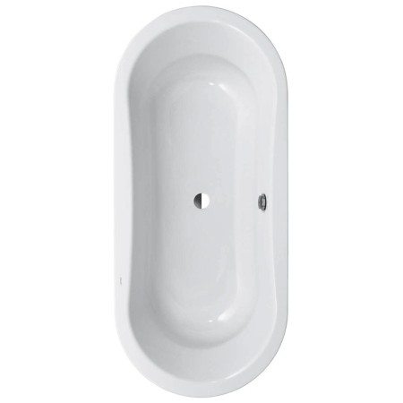 LAUFEN Thallium Duo Oval Einbau-Badewanne 180 cm