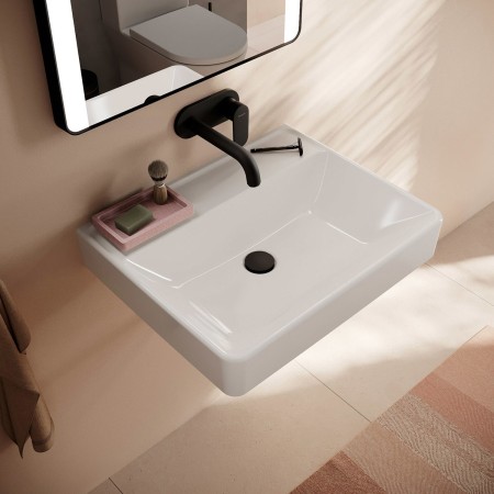 hansgrohe Xanuia Q Waschtisch 600/480 ohne Hahnloch und Überlauf