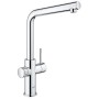 GROHE Red Duo Armatur und Boiler Größe M, Armatur mit L-Auslauf