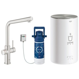GROHE Red Duo Armatur und Boiler Größe M, Armatur mit L-Auslauf
