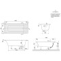 Villeroy & Boch Architectura Solo Badewanne 160 x 70 cm