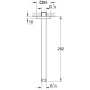 GROHE Rainshower Deckenauslass mit eckiger Rosette