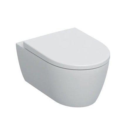 Geberit iCon Wand-WC Tiefspüler Set mit WC-Sitz geschlossene Form