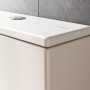 hansgrohe EluPura Original S Stand WC Set 640 mit horizontalem Abgang AquaChannel Flush mit aufgesetzten Spülkasten und WC-Sitz