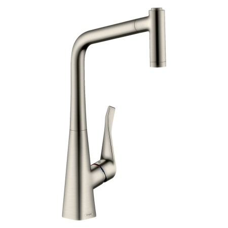 hansgrohe Metris M71 Einhebel-Küchenmischer 320, Ausziehbrause, 2jet