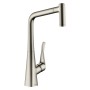 hansgrohe Metris M71 Einhebel-Küchenmischer 320, Ausziehbrause, 2jet