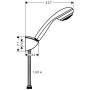 hansgrohe Crometta 85 1jet/Porter C Set 160 cm